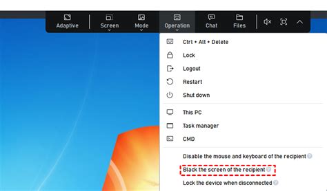 Anyviewer How To Make The Screen Black Of The Remote Device For Privacy