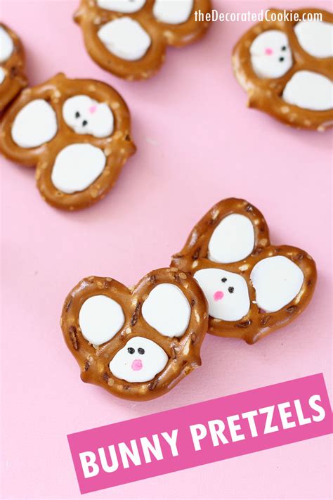 Easy Easter Bunny Pretzels With Video Tutorial And How Tos Easter