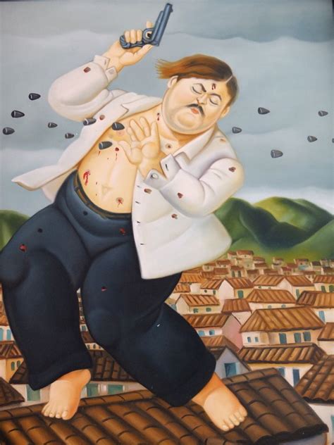 La Muerte de Pablo Escobar by Fernando Botero,... | Fernando Botero in