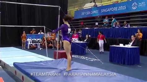 Malaysian Gymnast Farah Ann Abdul Hadi S Gold Medal Performance At The Th Sea Games Youtube
