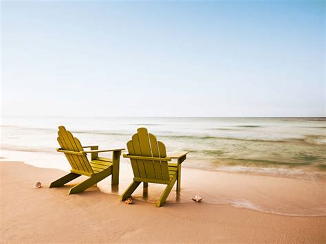 Adirondack Chair Beach Stock Photos Pictures And Royalty Free Images