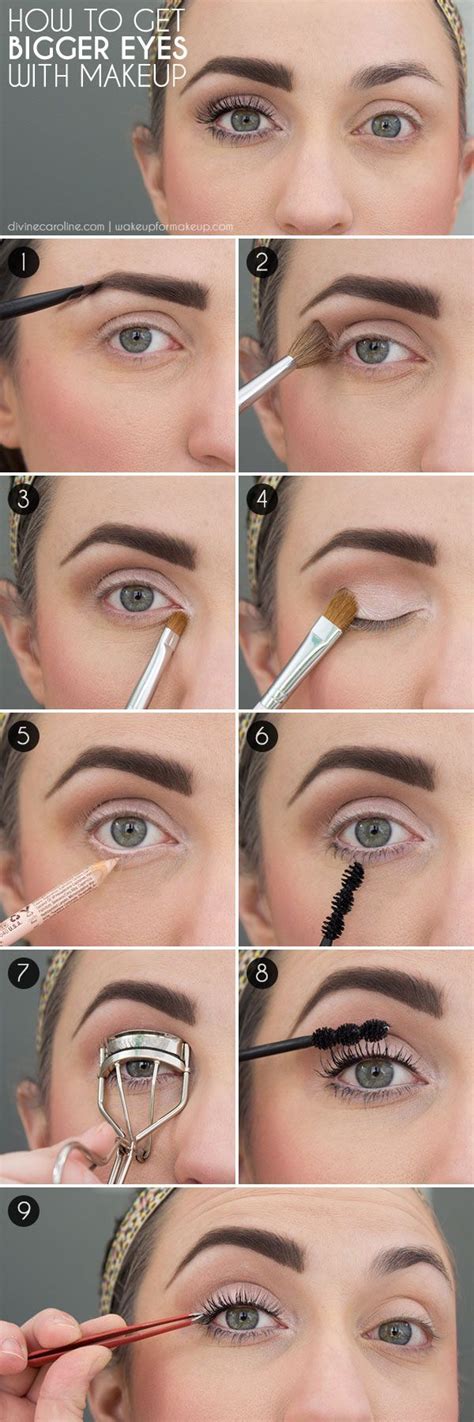 How To Make Your Eyes Look Bigger With Makeup Makeup Ideas Eyes Eyeshadow Eye Makeup