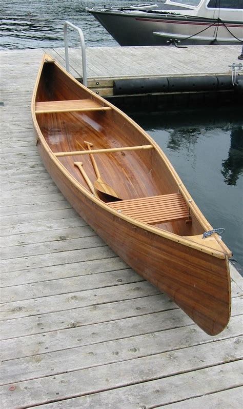 Handmade Cedar Strip Canoe By Holt Woodworks