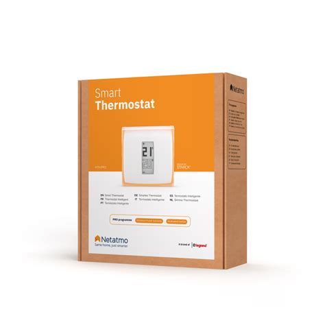 Thermostat Intelligent Pour Chaudière Individuelle Netatmo