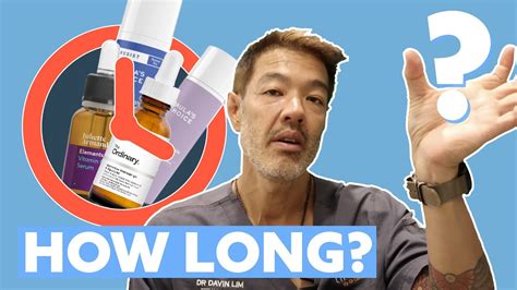 Skincare How Long For Results To Show Dr Davin Lim Youtube