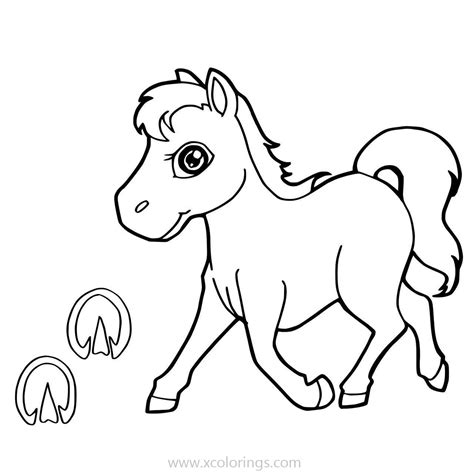 Horse With Baby Coloring Page Coloring Pages