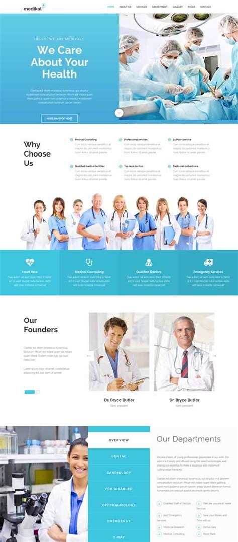 70+ Best Health and Medical Website Templates Free ...