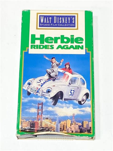 Herbie Rides Again Vhs Classic Movie Pre Owned Video Cassette Tape
