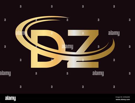 Initial Monogram Letter Dz Logo Design Vector Dz Logo Design Template