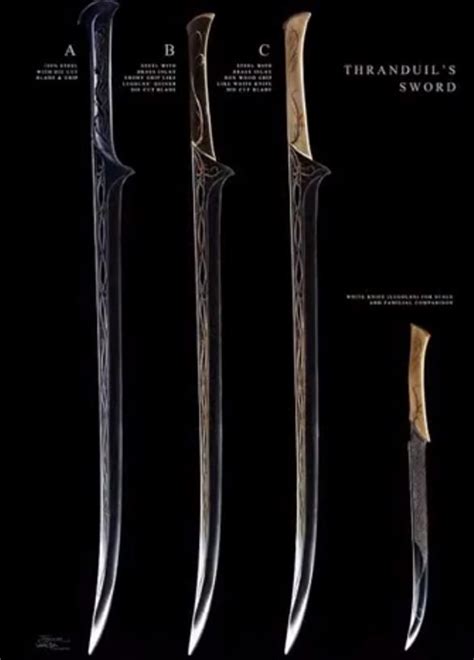 Thranduil Sword Concept Art Tolkien Fantasy Sword Fantasy Weapons
