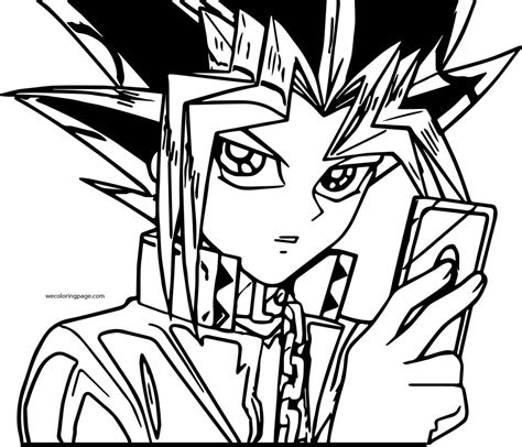 Yu Gi Oh Card Game Coloring Page