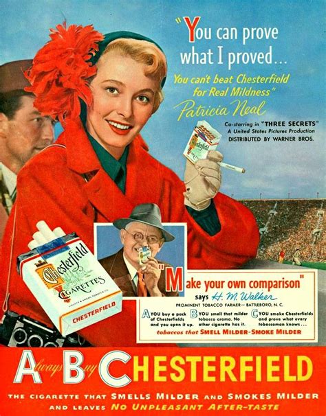 Pin On Chesterfield Magazine Ads