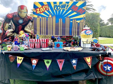 Avengers Party 5th Birthday Party Ideas Avengers Party Avengers