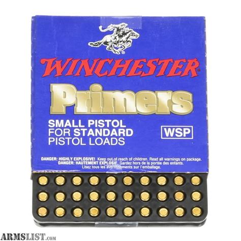 Armslist For Sale Winchester Small Pistol Primers 1000