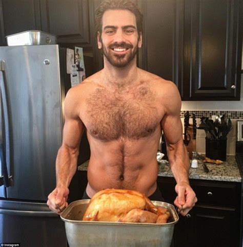 Showing Off More Than His Turkey Model Nyle Dimarco Wished Everyone A