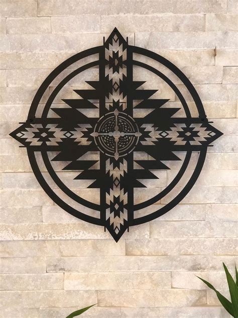 Native American Metal Wall Art Home Decor Outdoor Metal Etsy