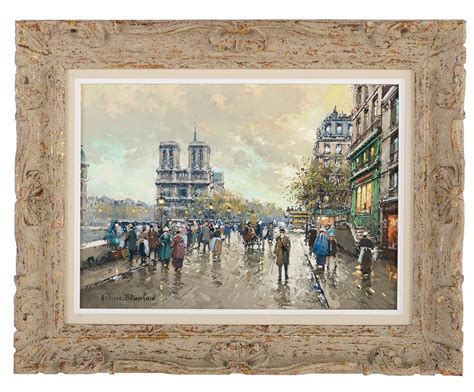 Lot Antoine Blanchard French 1910 1988 Notre Dame Quai Saint