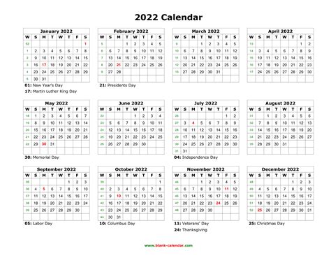 12 Month Calendar 2022 Printable Printable Calendar 2023