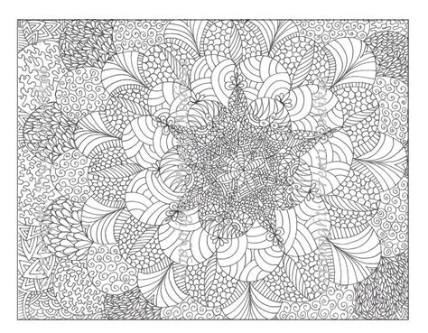 Best Complicated Printable Coloring Sheets Detailed Geometric Coloring