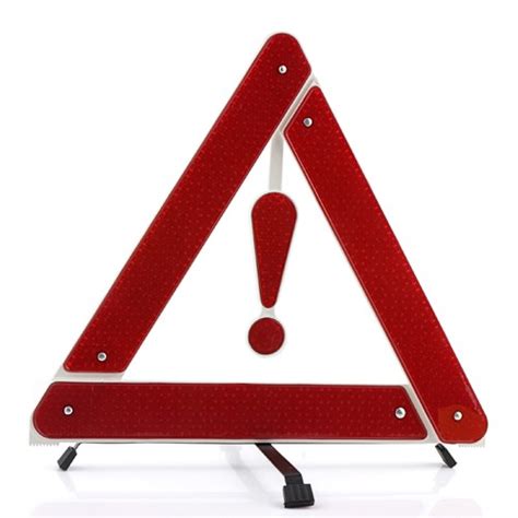 Triangle Shaped Warning Board Warning Sign Caution Board For Car