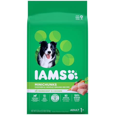Proactive health, small dog formula. IAMS PROACTIVE HEALTH Adult Minichunks Dry Dog Food ...