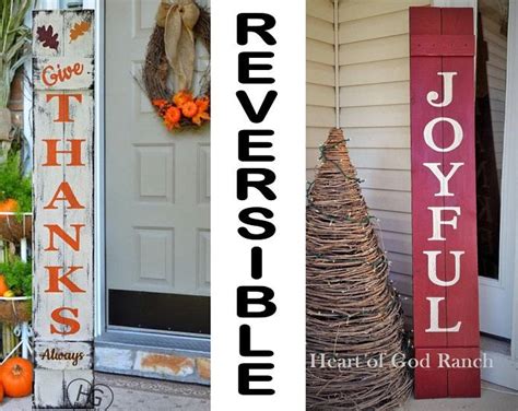 Rustic Wood Give Thanks Sign For Porch Rustic Welcome Sign Etsy