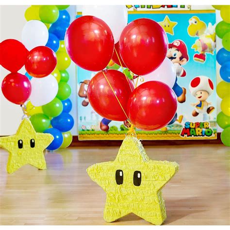 Super Mario Pinata Decorating Kit Image 1 Decoracion De Mario Bros