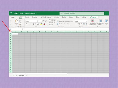 Como selecionar todas as células em uma planilha do Excel