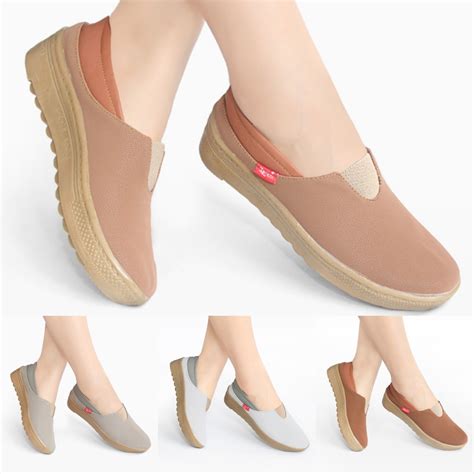 Jual Sepatu Wanita Korean Style Spatu Cewek Kekinian Flatshoes Ah039 Shopee Indonesia