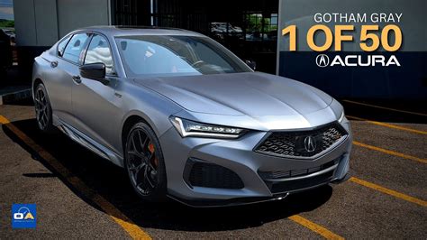 This Rare Pmc Edition Gotham Gray 2023 Acura Tlx Type S Is Just 1 Of