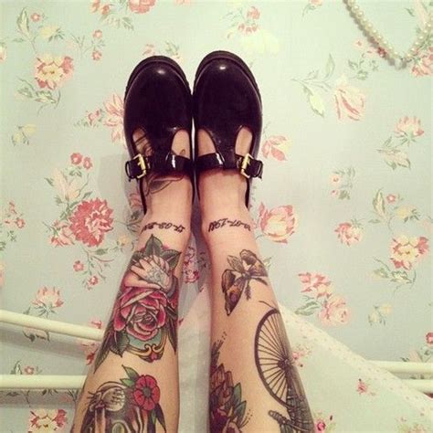 simple colorful legs tattoo tattoomagz › tattoo designs ink works