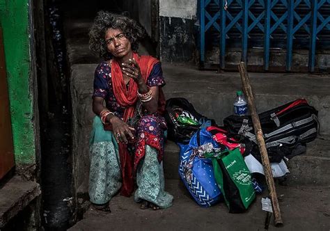 Homeless Woman In The Streets Of Bangladesh Available As Framed Prints
