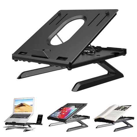 Buy Laptop Stand 9 Adjustable Height Laptop Riser With Foldable Legs