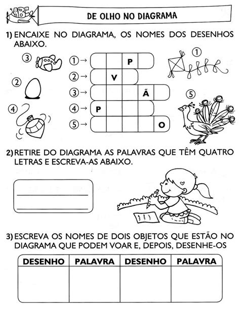 Pin Em Atividades De Alfabetização