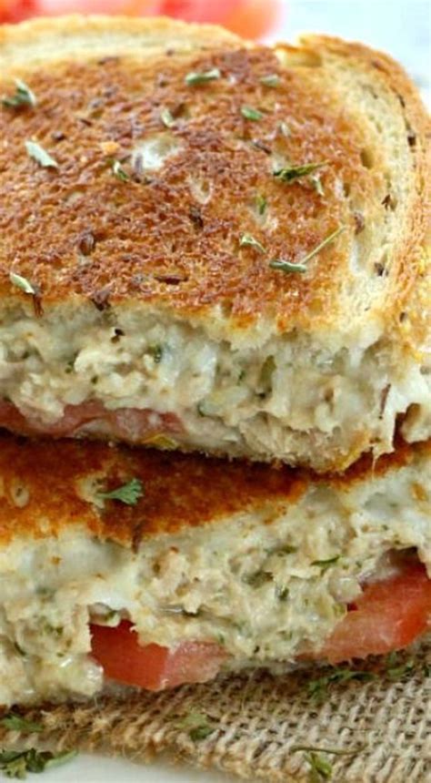 Parmesan Pesto Tuna Melts Free Recipe Below Tuna Melt Recipe