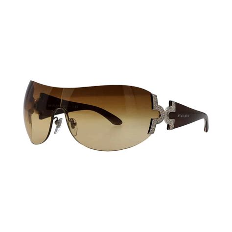 Bvlgari Crystal Sunglasses 6065 B Brown Luxity
