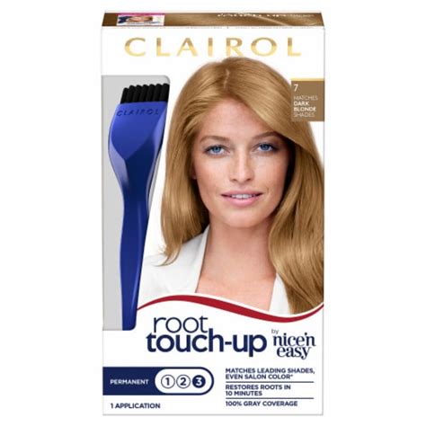 Clairol Nicen Easy Root Touch Up 7 Dark Blonde Permanent Hair Color 1 Ct Kroger