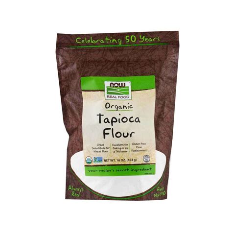 This time i'm going to travel the world. TAPIOCA FLOUR - 454g - Now Foods
