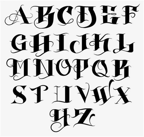 Lettering Fonts Lettering Alphabet Tattoo Lettering