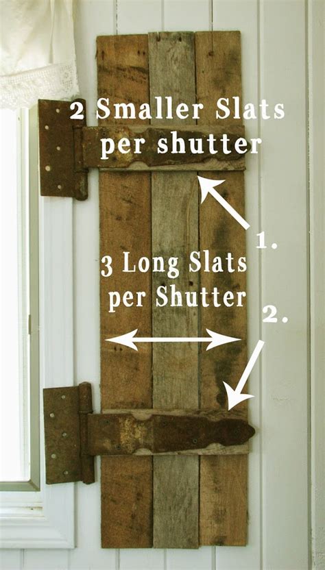 Diy plantation shutters | fast delivery, custom diy shutter kits, ship to your door our simple diy shutter kits give you everything you need to assemble and install your own top quality hardwood. DIY: Barn Wood Shutters from Pallets - Prodigal Pieces