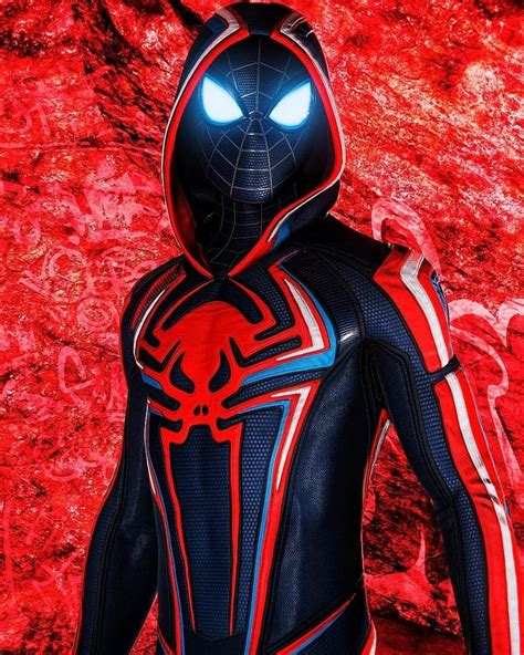 Miles Morales 2099 Suit Image Spiderman Black Spiderman Spiderman