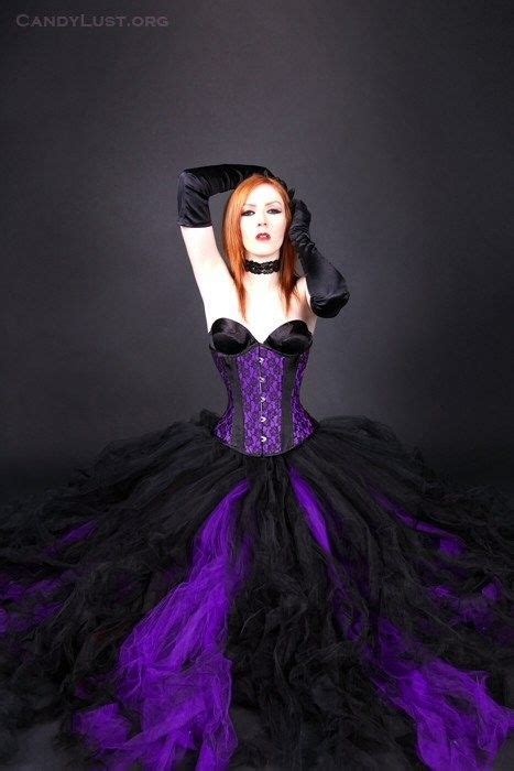 Black And Dark Purple Gothic Formal Wedding Tulle Skirt All Sizes