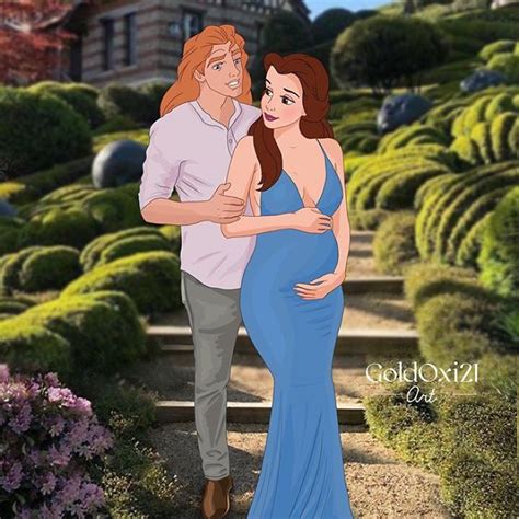 Artist Reimagines Disney Princesses As Pregnant Women And Gives Dad
