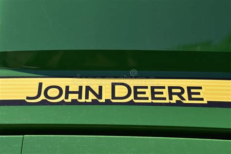 John Deere Brand Name Editorial Stock Image Image Of Logo 93979359