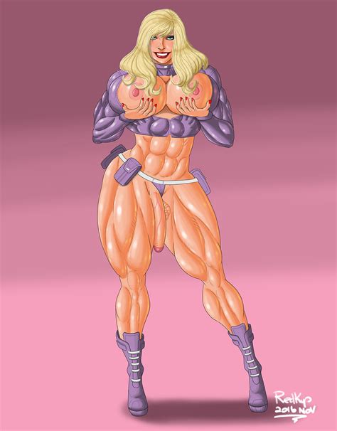 Big Titty Muscle Bimbo By Redkup Hentai Foundry