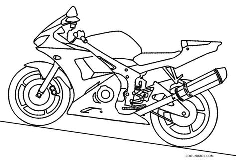 Among all the coloring pages based on automobiles, motorcycle coloring sheets are one of the most popular varieties with parents all over the world looking for these activity sheets for their kids. Free Printable Motorcycle Coloring Pages For Kids | Cool2bKids