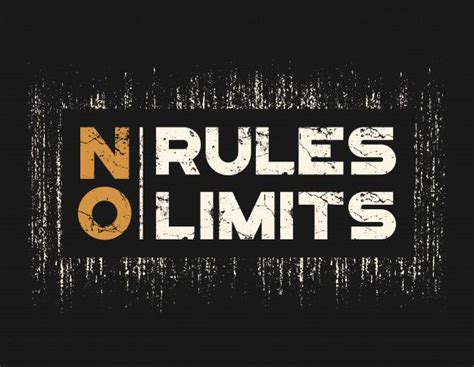 No Rules No Limits Tshirt And Apparel With Grunge Effect T Shirt Logo