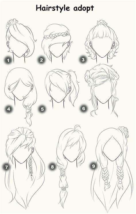 17 Best Easy To Draw Anime Female Hairstyles
