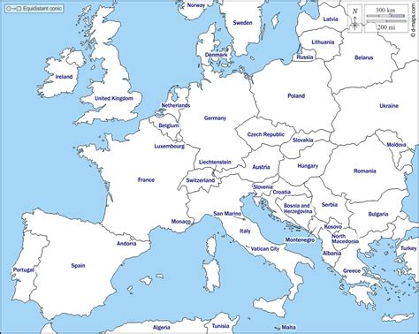 Cartina Europa Da Colorare Con Nomi Immagini Colorare