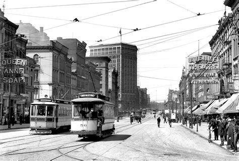 Detroit Michigan Circa 1905 Woodward Avenue Looking North The Soap